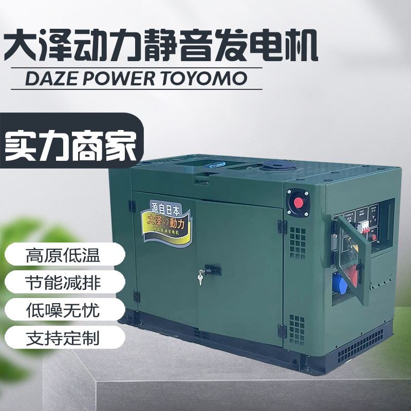 大泽动力10kw高原柴油发电机TO14000R